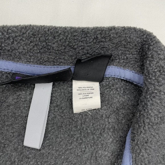 Vintage Patagonia Synchilla Full Zip Jacket Women’s XS Gray Fleece Made in USA - Picture 3 of 10